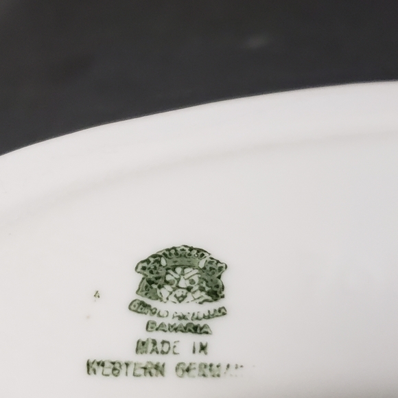 Vintage 1950 Set Of 2 GEROLD PORZELLAN Serving Spoon Rest - Picture 9 of 9